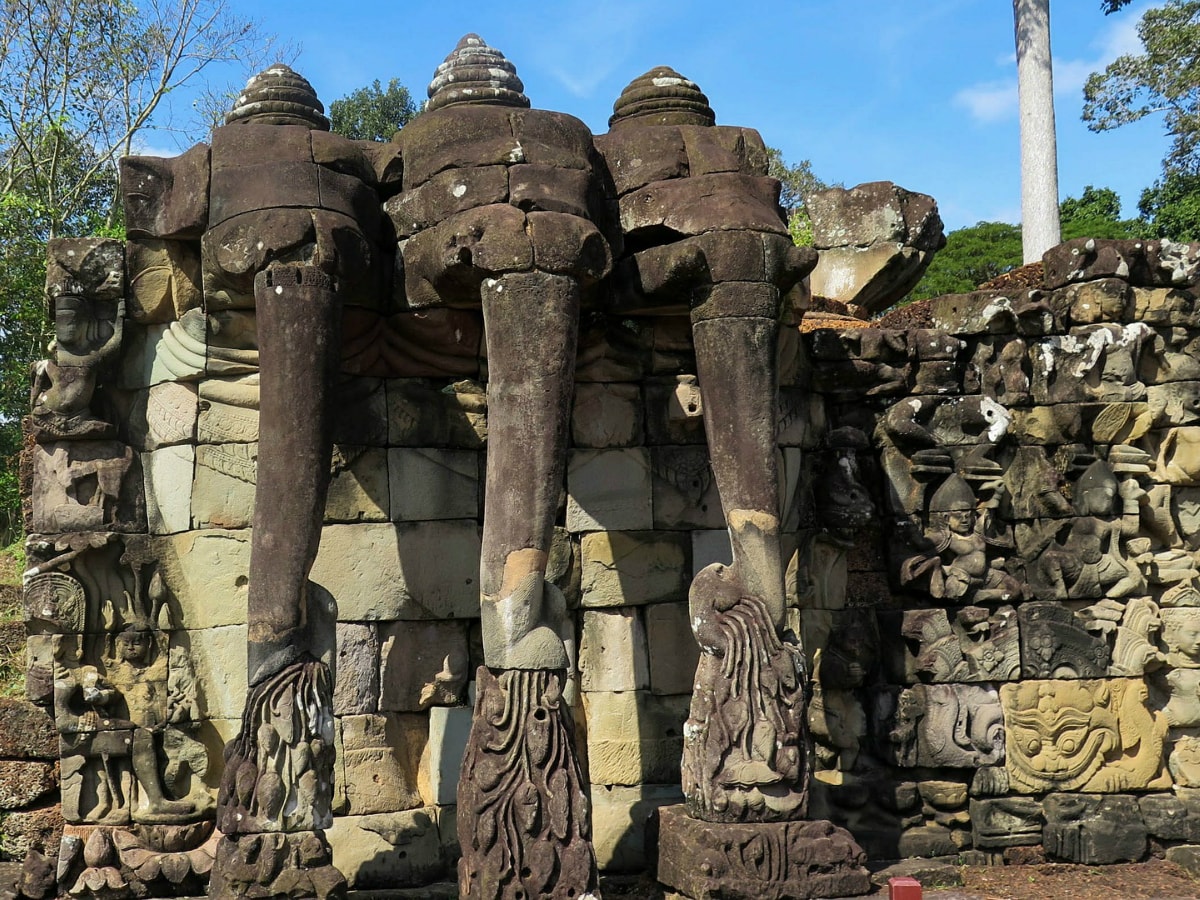 Elephant Terrace at cambodia