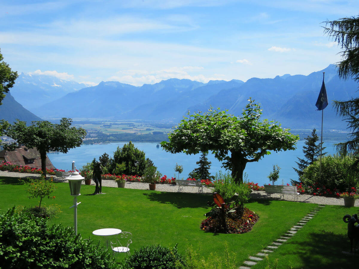 Garden Lake Geneva Switzerland