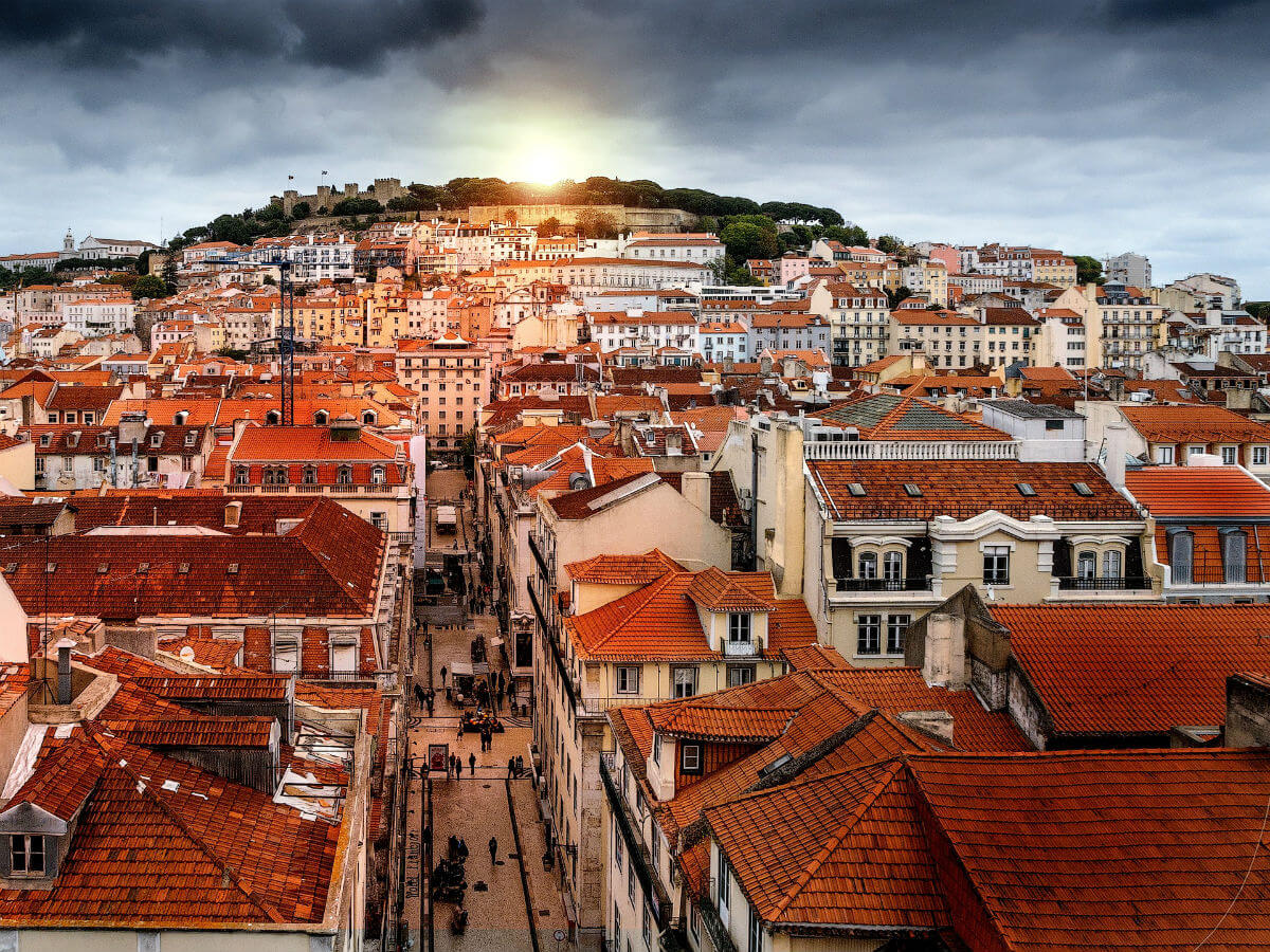 Lisbon Retouch Sunset